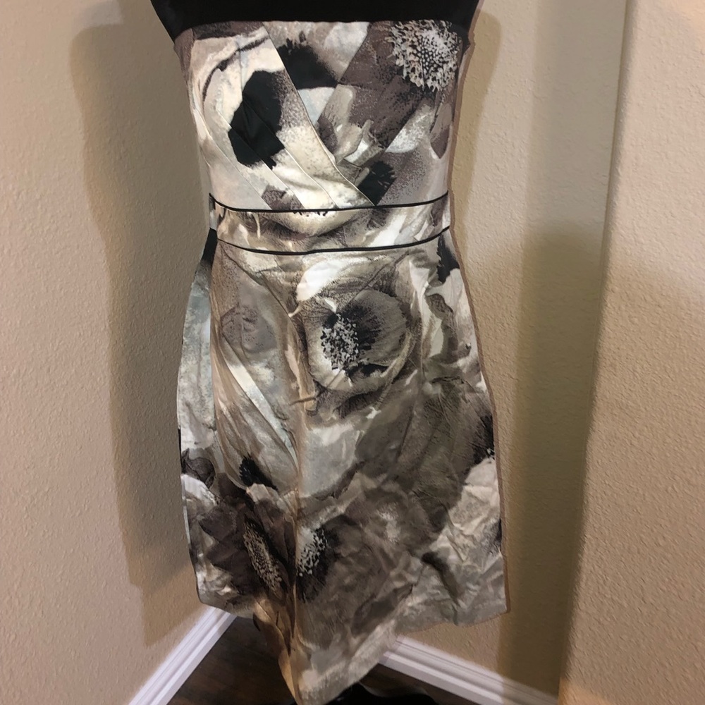 Ny&Co Floral Print Dress SZ 16 removable straps